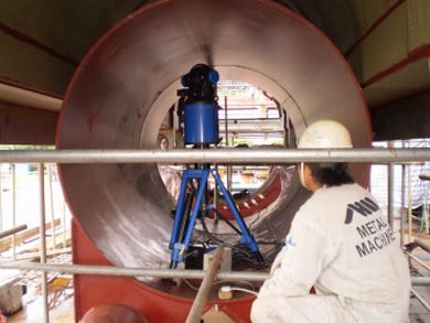 Image - Laser Tracker Allows Large-Scale, On-Site Machining Company to Complete Measurements with Tighter Tolerances in Half the Time