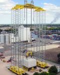 Image - Self-Erecting Tower Can Lift Vessels Up to 1,400 Tons as High as 75 Meters