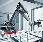 Image - Flexible Robot Cell Automates Two Machine Tools; Significantly Increases Productivity (Watch Video)