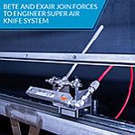 Image - BETE and EXAIR join forces to engineer first Super Air Knife Slide Mount System