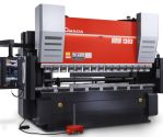 Image - Press brake features easy-locking punch holders that reduce set-up time by 60%
